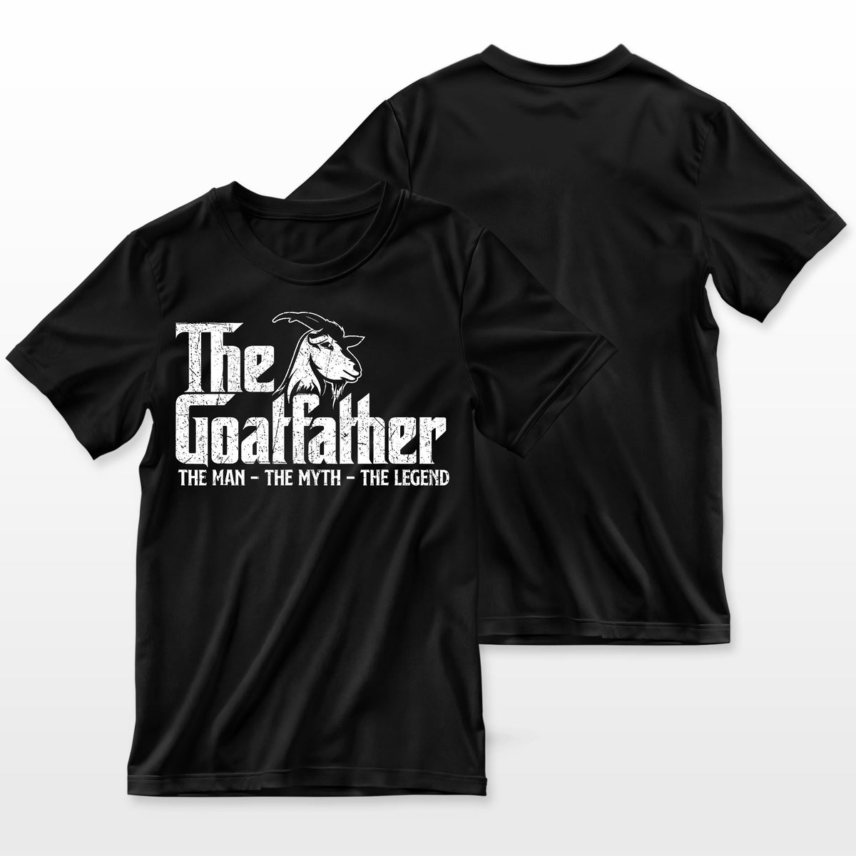 The Goatfather Goat Owner Animal Farmer Rancher Farming T-Shirt