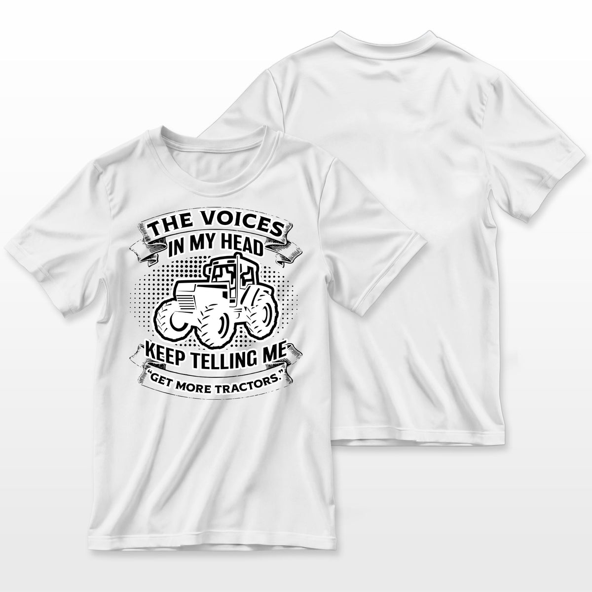 Funny Get More Tractors Farmer Design Tractor Pullover Farmer T-Shirt