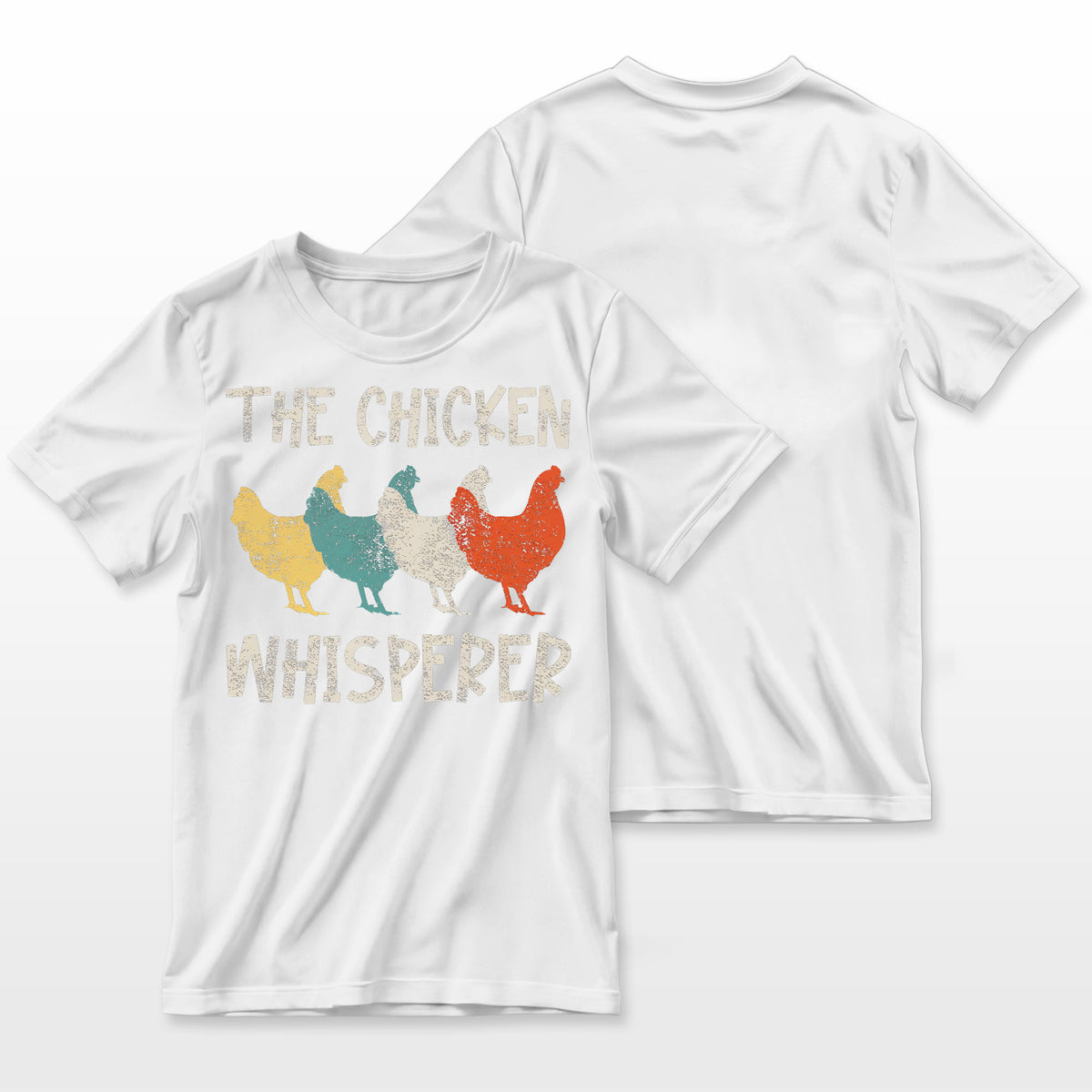Chicken Whisperer Farmer Retro Farmer T-Shirt