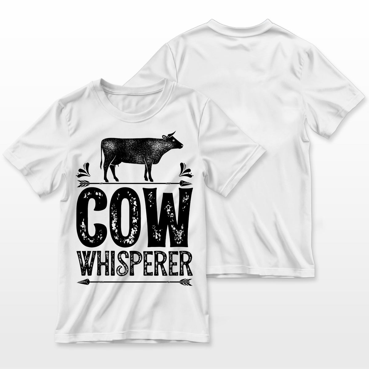 Cow Whisperer Funny Women Men Dairy Farming Farmer Farm Pullover Hoodie Farmer T-Shirt