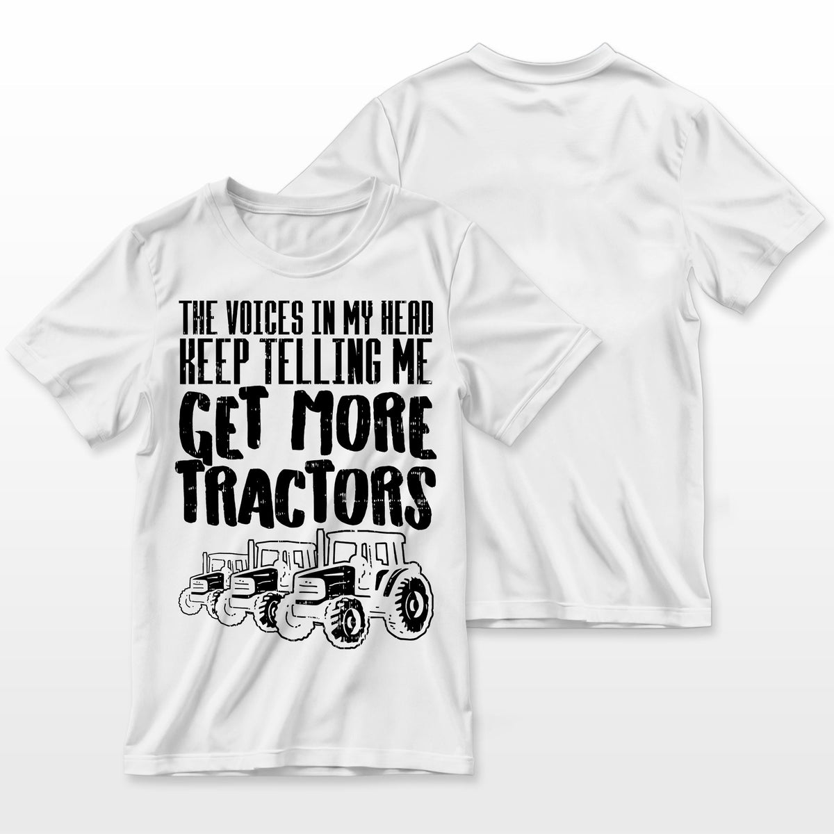 Voices In My Head Get More Tractors Farm Truck Farmer Gift Farmer T-Shirt