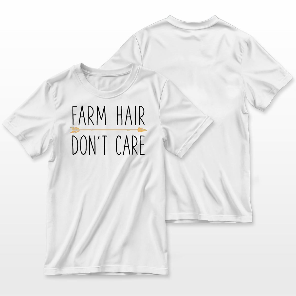 Farm Hair Dont Care T Shirt Farming Farmer Men Women Gifts Farmer T-Shirt
