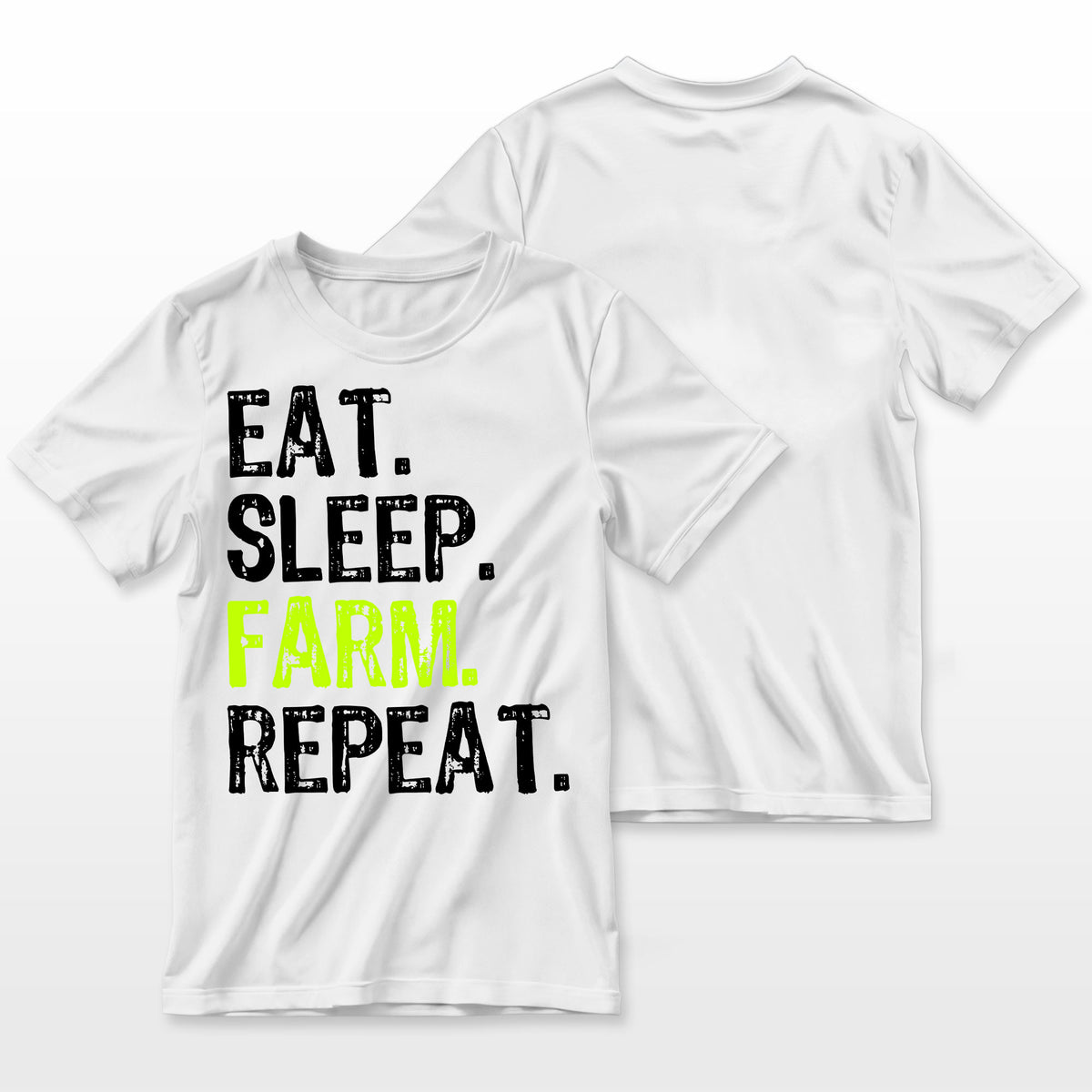 Eat Sleep Farm Repeat Farmer Farming Funny Farmer T-Shirt