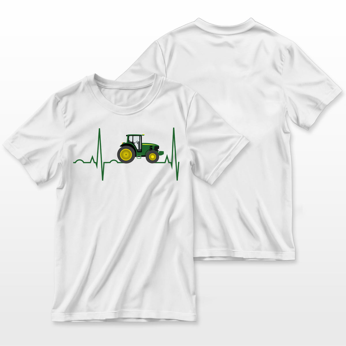 Tractor Heartbeat Shirt Best For Farmers Farmer T-Shirt