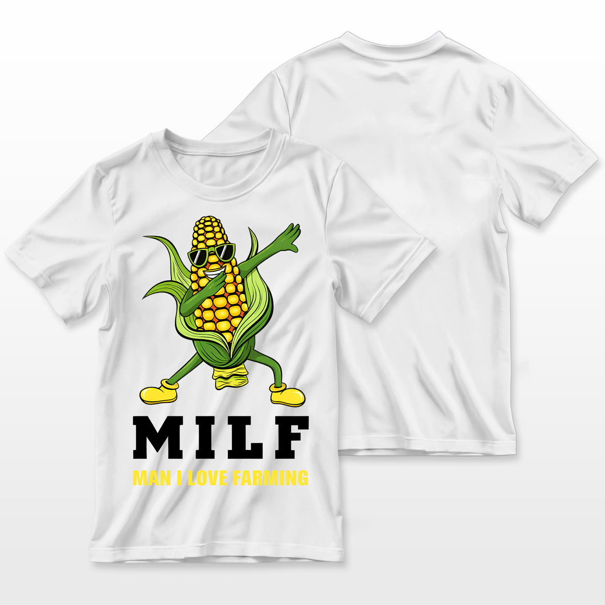 Dabbing Corn Cob Farmer Gift Man I Love Farming Farmer T-Shirt