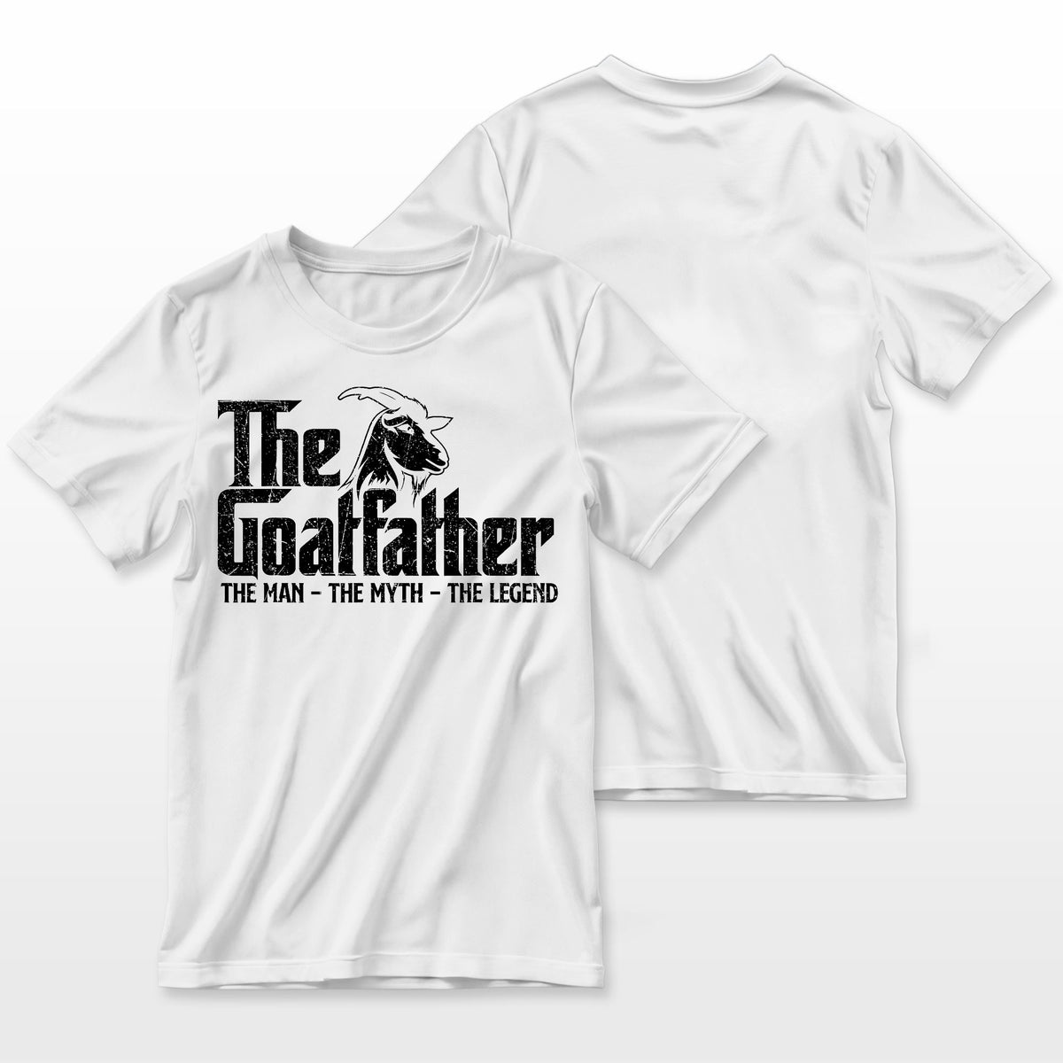 The Goatfather Goat Owner Animal Farmer Rancher Farming T-Shirt