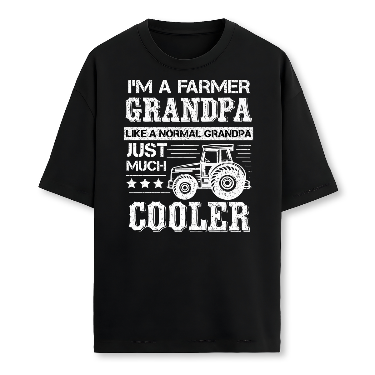 Fathers Day Gift Idea Grandpa Tractor Farmer Farmer T-Shirt