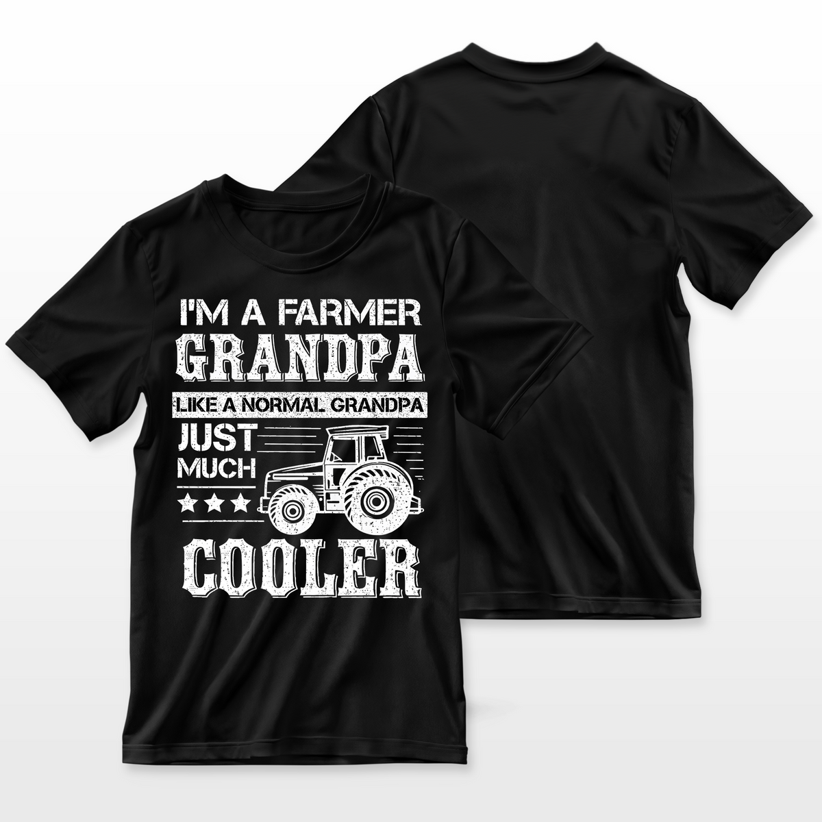 Fathers Day Gift Idea Grandpa Tractor Farmer Farmer T-Shirt